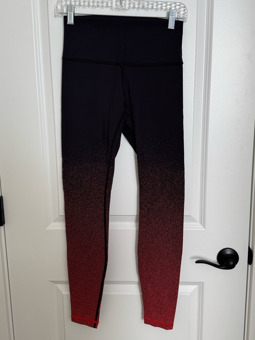 lululemon athletica Black to Red Ombre High-Waist Leggings
